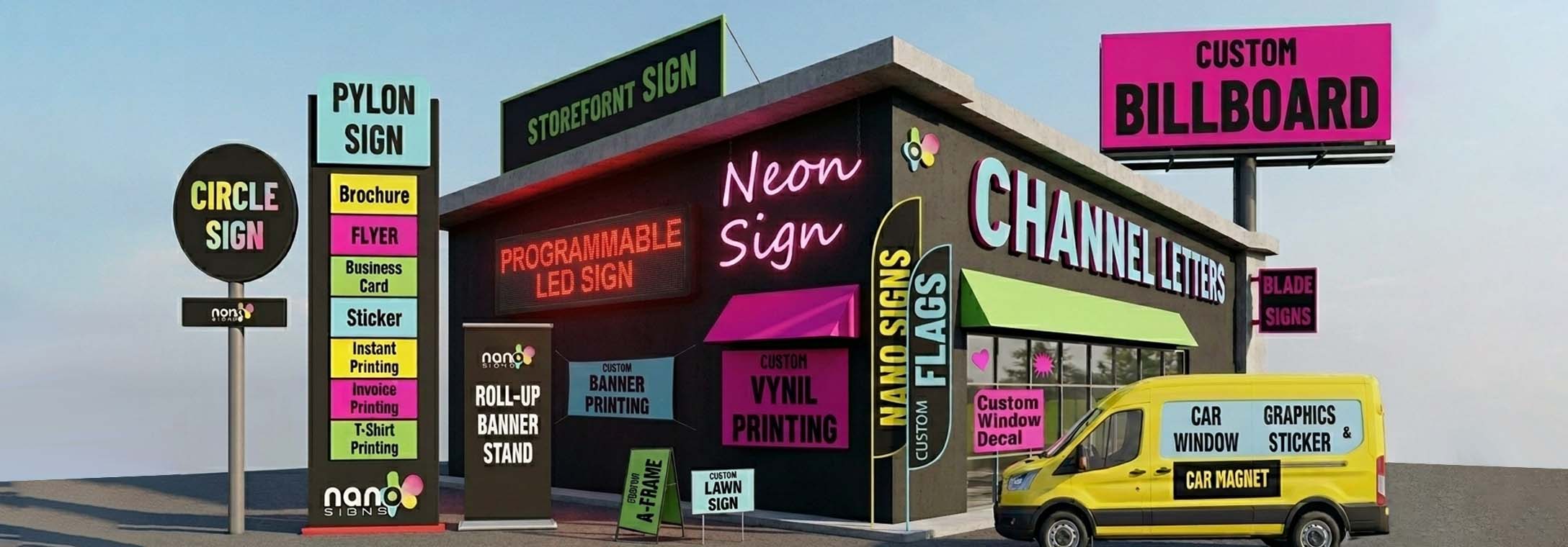 Nano Signs — Premium custom printing and signage products