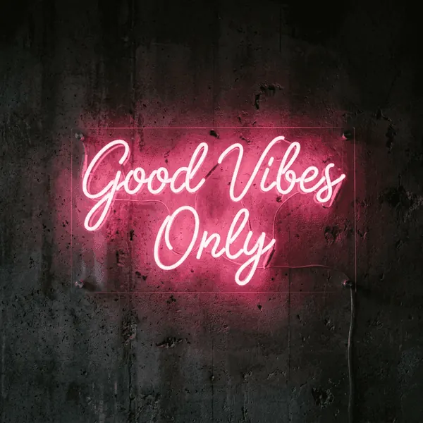 Neon LED Good Vibes Only preview