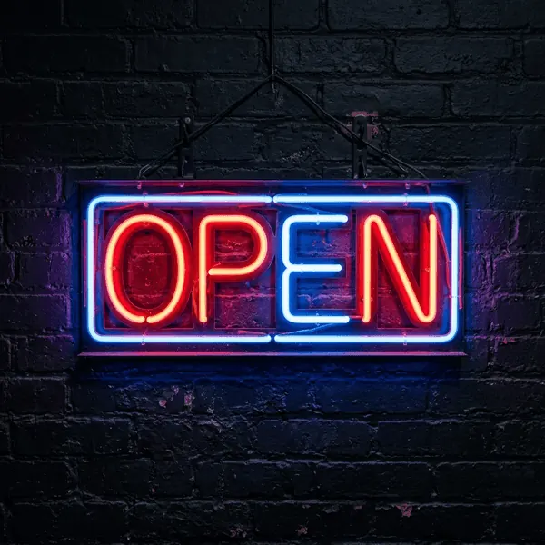 Neon LED Open 24/7