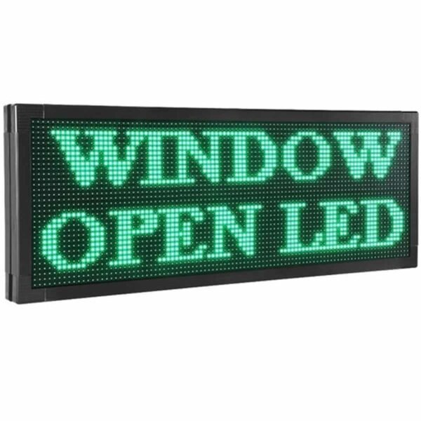 single color programable LED sign